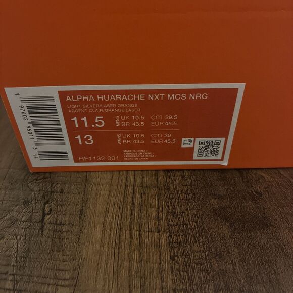 Nike Alpha Huarache NXT MCS Men Size 11.5 Baseball Cleats Gray HF1132-001 main image 4